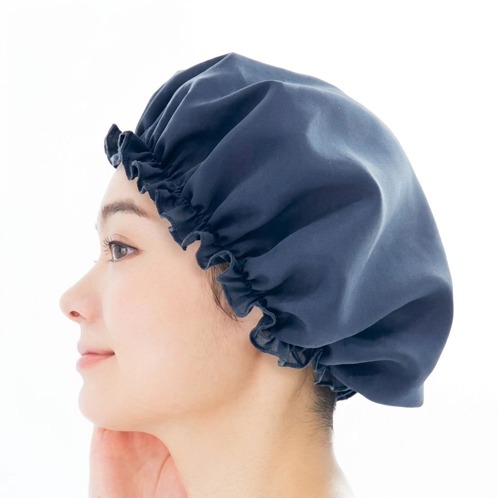おやすみヘアキャップ