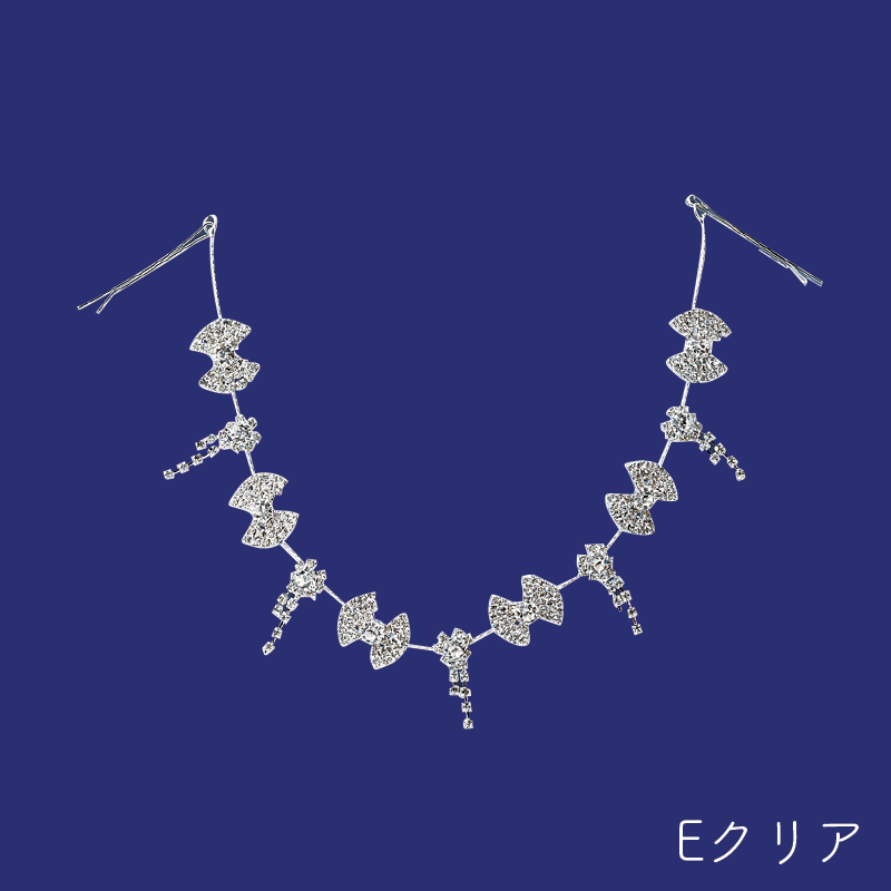 岡本商会｜カラーストーンワイヤーピン(Aクリア): かつら・ヘア