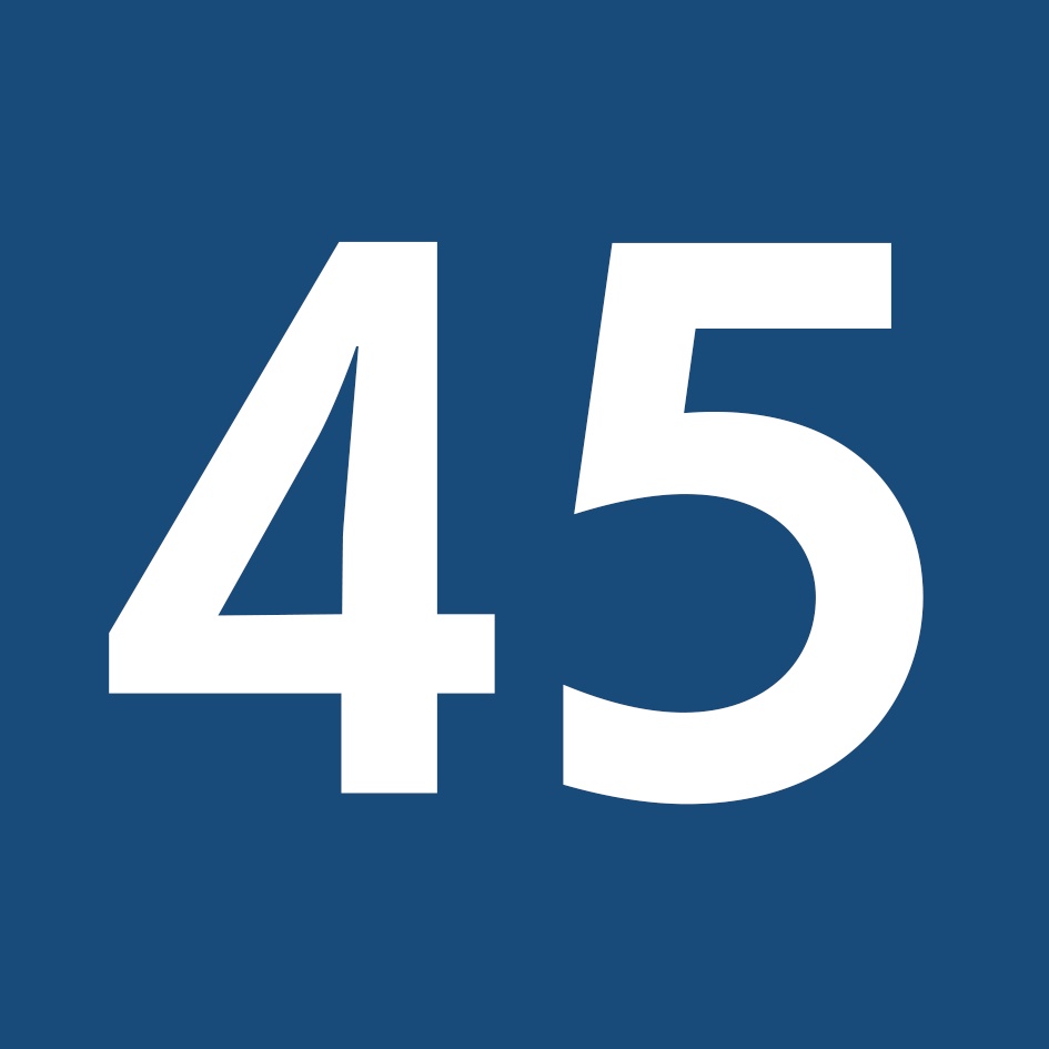 45ピーコックブルー