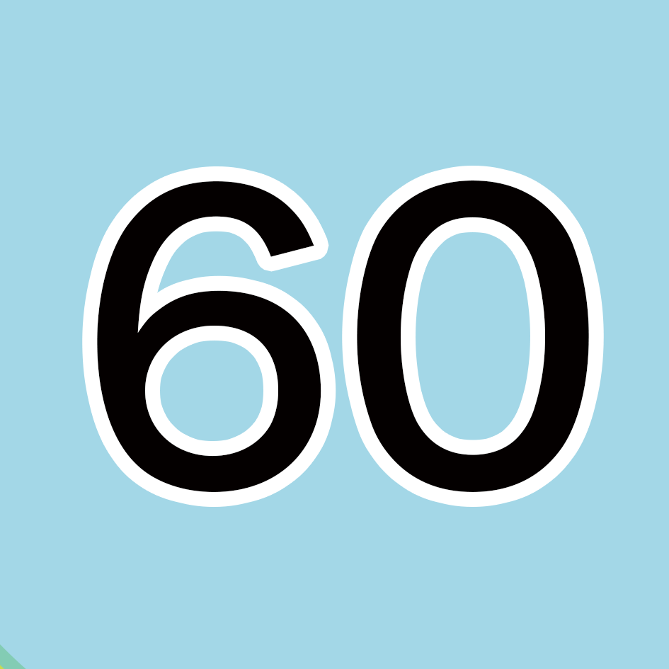 60スカイブルー