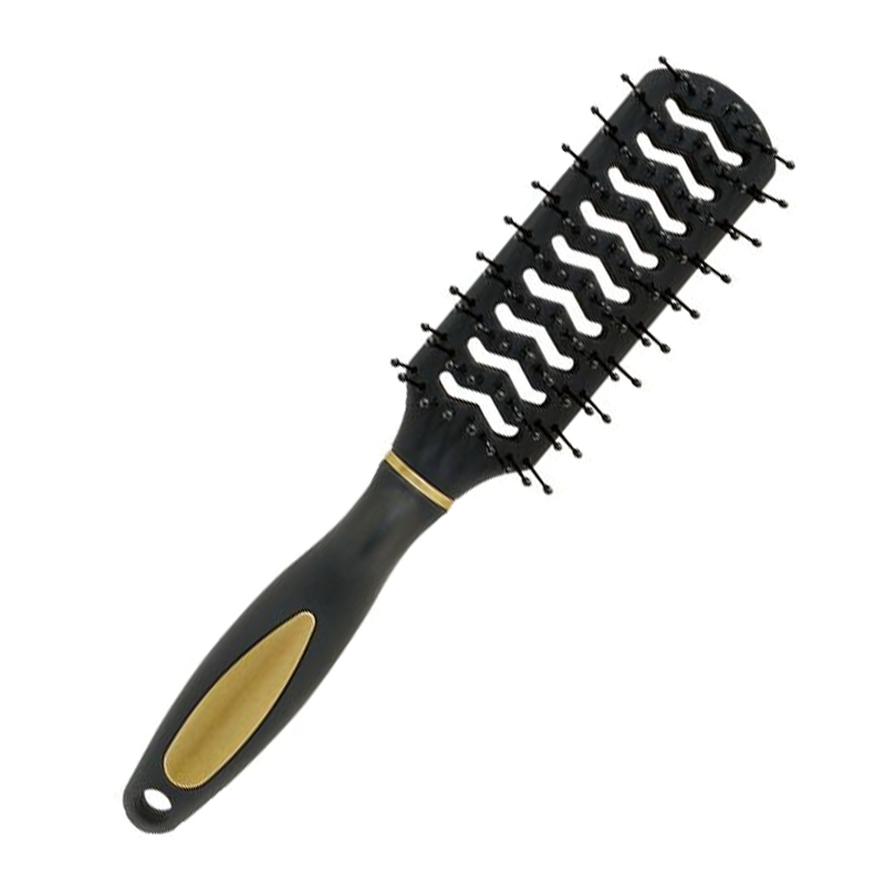 ブラックゴールドブラシ スケルトン