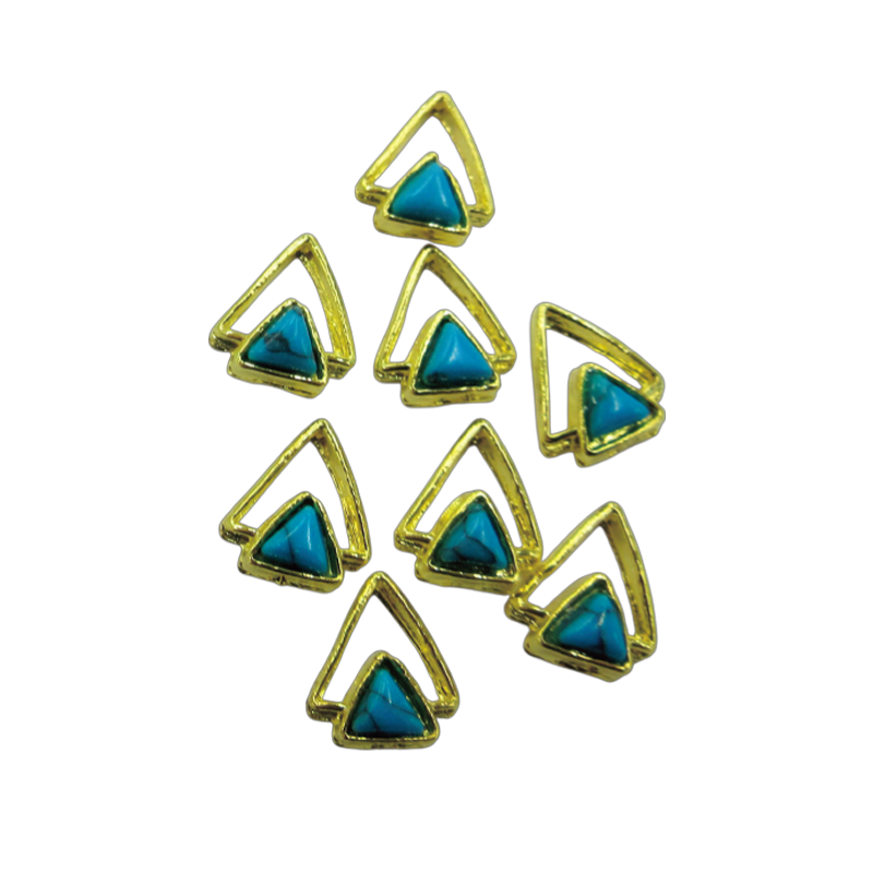 トライアングルダブル 濃ブルー