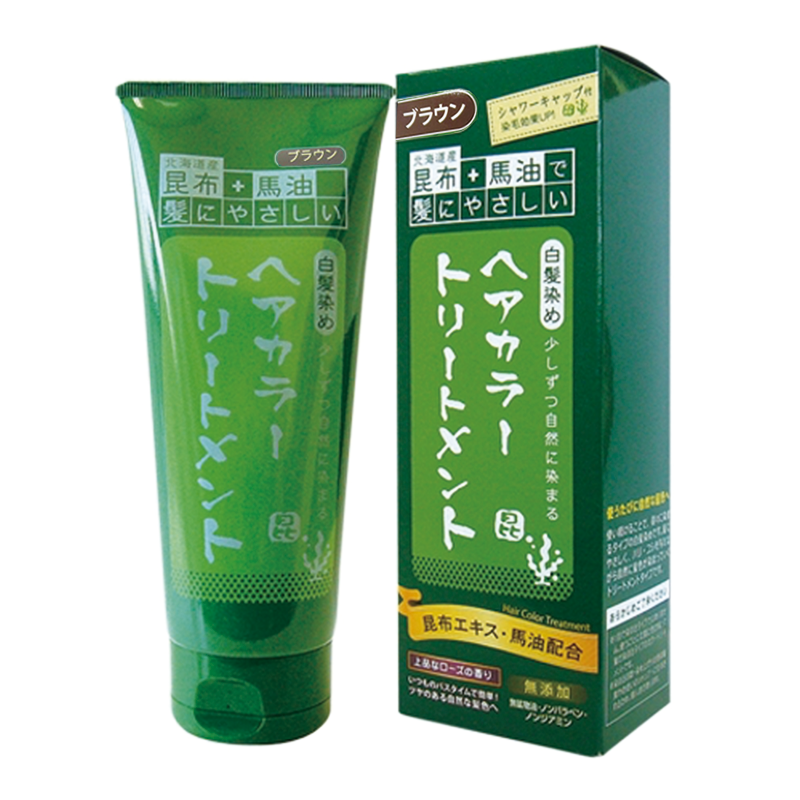 昆布と馬油のヘアカラートリートメント