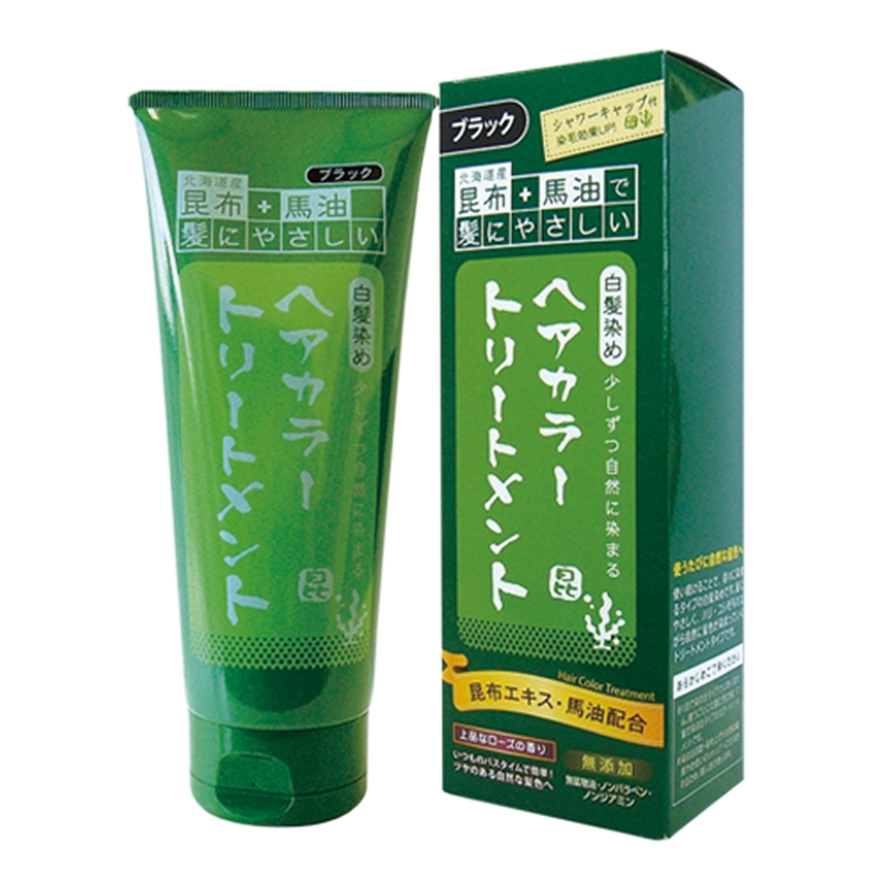 昆布と馬油のヘアカラートリートメント