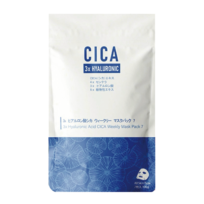 ウィークリーマスク ３XヒアルロンCICA